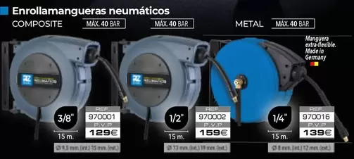 Oferta de Enrollaminguras Neumaticos por 129€ en Ferri