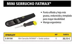 Oferta de Mini Serrucho Fatmax por 20,13€ en Ferri