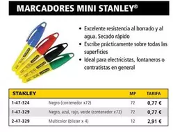 Oferta de Marcadores Mini por 0,77€ en Ferri