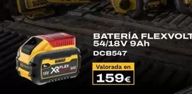 Oferta de Dewalt - Batería Flexvolt 54/18V 9AH DCB547 por 159€ en Ferri