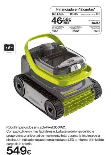Oferta de Total - Finacidado En 12 Cuotas por 549€ en Hipercor