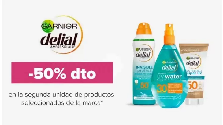 Oferta de Garnier - En La Segunda Unidad De Productos Seleccionados De La Marca en Druni