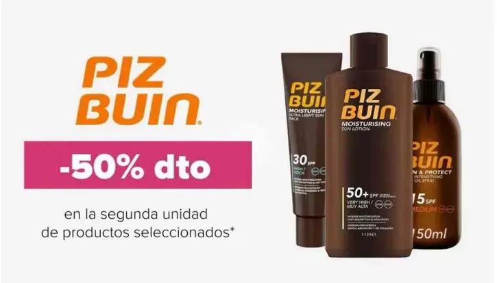 Oferta de Sun - Pz Buin en Druni