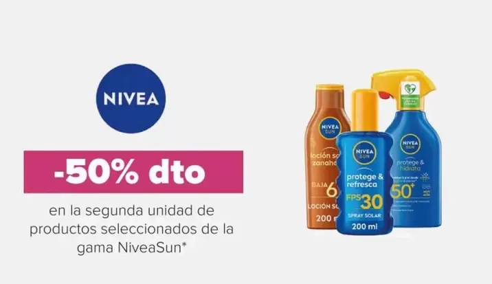 Oferta de Nivea - En La Segunda Unidad De Productos Seleccionados De La Gama en Druni