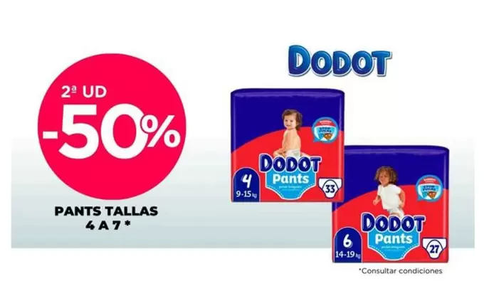 Oferta de Dodot - Pants Tallas en Marvimundo