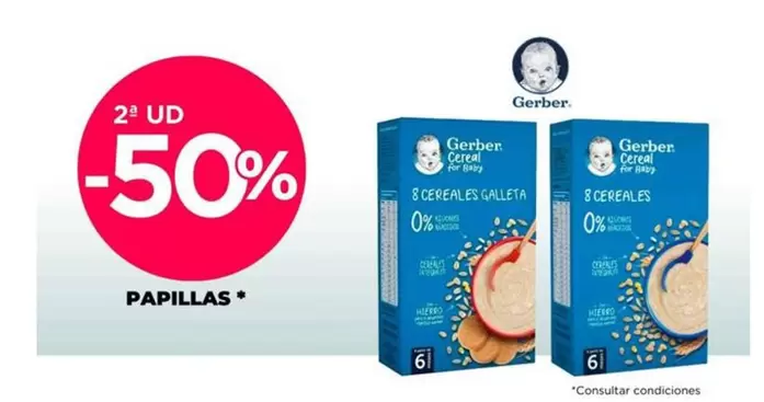 Oferta de Gerber - Papillas en Marvimundo