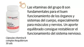 Oferta de Capsulas Vitamina B Complex Requilibrium 30 Uds en Veritas