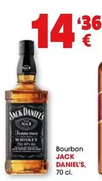 Oferta de Jack Daniel's - Bourbon por 14,36€ en Top Cash