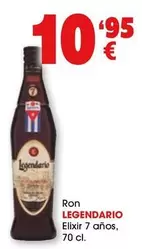 Oferta de Legendario - Ron Elixir 7 Anos por 10,95€ en Top Cash