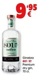 Oferta de 801 St - Ginebra Pemium Dry Gin por 9,95€ en Top Cash