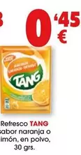 Oferta de Tang - Refresco Sabor Naranja O Limon por 0,45€ en Top Cash