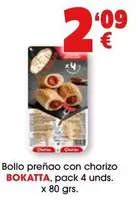 Oferta de Bollo -  Prenao Con Chorizo por 2,09€ en Top Cash