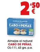 Oferta de Cabo De Peñas - Almejas Al Natural por 2,5€ en Top Cash