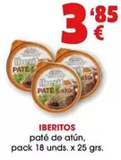 Oferta de Ibéritos - Paté De Atun por 3,85€ en Top Cash