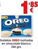 Oferta de Oreo - Galletas Banadas En Chocolate Blanco por 1,85€ en Top Cash