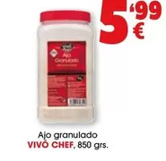 Oferta de Vivo Cheff - Ajo Granulado por 5,99€ en Top Cash