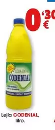 Oferta de Codenial - Lejía por 0,3€ en Top Cash