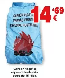 Oferta de Carbón Vegetal Especial Hosteleria por 14,69€ en Top Cash