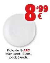 Oferta de Arc - Plato De Té Restaurant por 8,99€ en Top Cash