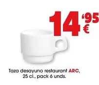Oferta de Arc - Taza Desayuno Restaurant por 14,95€ en Top Cash