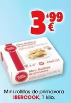 Oferta de Ibercook - Mini Rollitos De Primavera por 3,99€ en Top Cash
