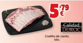 Oferta de Costilla De Cerdo por 5,79€ en Top Cash