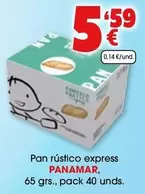 Oferta de Panamar - Pan Rustico Express por 5,59€ en Top Cash