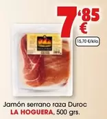Oferta de La Hoguera - Jamón Serrano Raza Duroc por 7,85€ en Top Cash