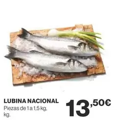 Oferta de Lubina Nacional por 13,5€ en Supercor