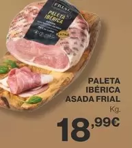 Oferta de Frial - Paleta Ibérica De Cebo Ibérica por 18,99€ en Supercor