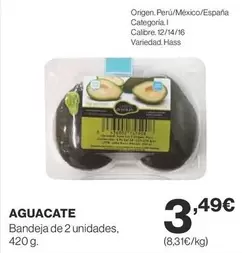 Oferta de Aguacate por 3,49€ en Supercor