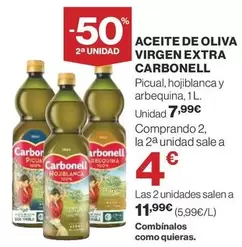 Oferta de Carbonell - Aceite De Oliva Virgen Extra por 7,99€ en Supercor
