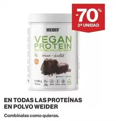 Oferta de Weider - En Todas Las Proteinas En Polvo en Supercor