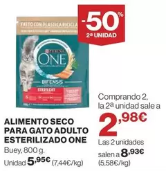 Oferta de Purina - Alimento Seco Para Gato Adulto Esterilizado por 5,95€ en Supercor