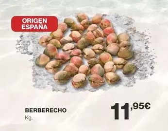 Oferta de Origen - Berberecho por 11,95€ en Supercor