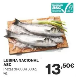 Oferta de Lubina Nacional por 13,5€ en Supercor
