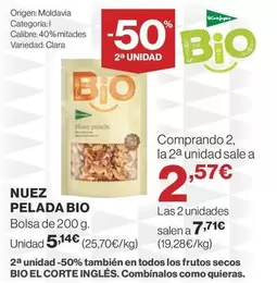 Oferta de Origen - Nuez Pelada Bio por 5,14€ en Supercor