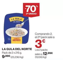Oferta de La Gula del Norte - Pack De 2x2 G. por 9,99€ en Supercor