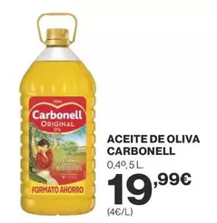 Oferta de Carbonell - Aceite De Oliva por 19,99€ en Supercor