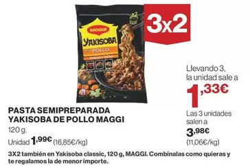 Oferta de Maggi - Yakisoba De Pollo por 1,99€ en Supercor