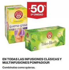 Oferta de Pompadour - En Todas Las Infusiones Clasicas Y Multinfusiones en Supercor