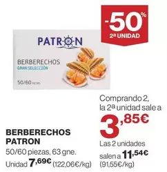 Oferta de Seleccion - Berberechos por 7,69€ en Supercor