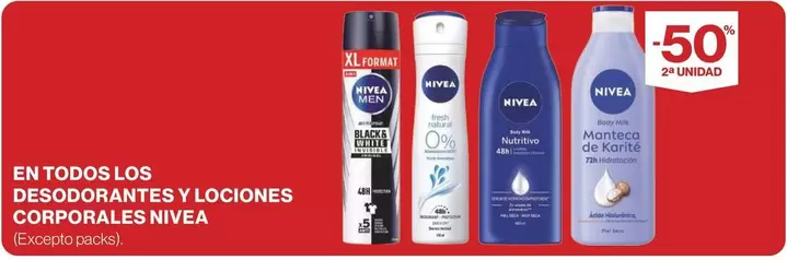 Oferta de Nivea - En Todos Los Desodorantes Y Lociones Corporales en Supercor