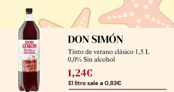 Oferta de Don Simón - Tinto De Verano Clasico por 1,24€ en Sangüi