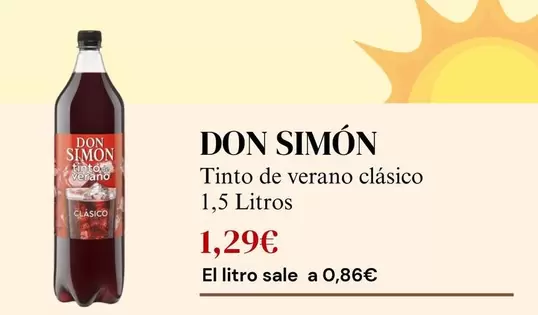 Oferta de Don Simón - Tinto De Verano Clasico por 1,29€ en Sangüi