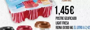 Oferta de Reina - Postre Gelificado Light Fresa por 1,45€ en Claudio