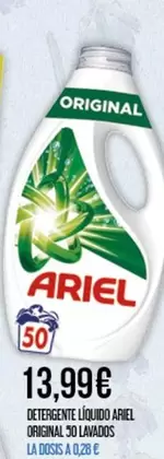 Oferta de Ariel - Detergente Liquido por 13,99€ en Claudio