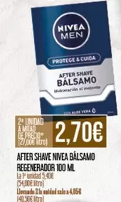 Oferta de Nivea - After Shave Balsamo Regenerador por 3,9€ en Claudio