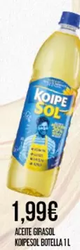 Oferta de Koipesol - Aceite Girasol Botella por 1,99€ en Claudio