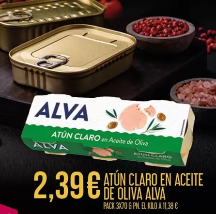 Oferta de Claro - Atun  En Aceite De Oliva por 2,39€ en Claudio